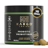 Kargo Empire Probiotic Chews | Soutien digestif et immunitaire avancé pour chiens | 140 Chews