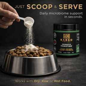 Kargo Empire Probiotic Powder | Daily Gut, Immune & Coat Support for Dogs