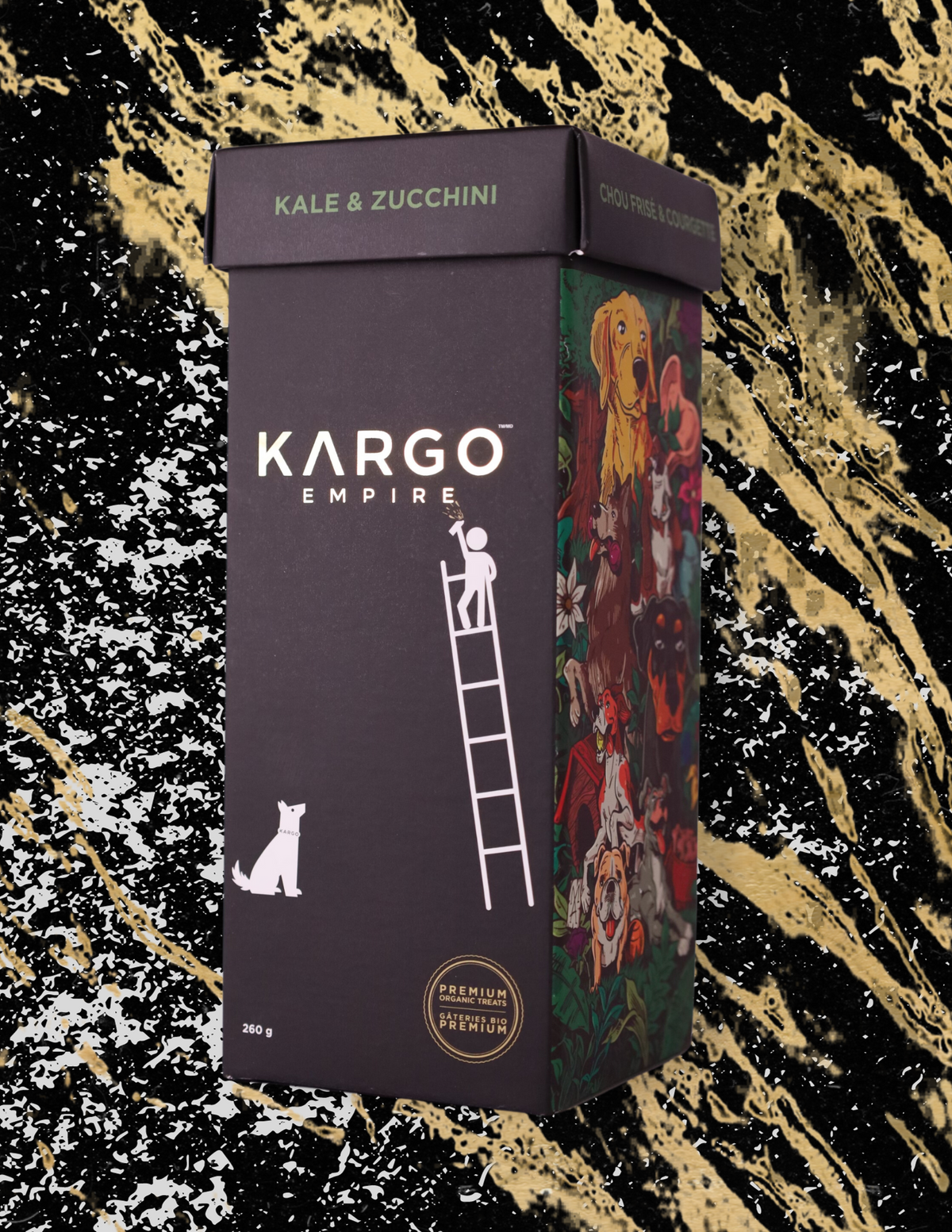 Delicias de col rizada y calabacín Kargo Empire